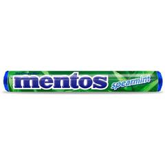 Мятная жевательная конфета Mentos Spearmint 38 грамм